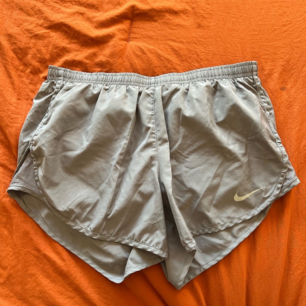 Nike Women's Light Gray Athletic Shorts